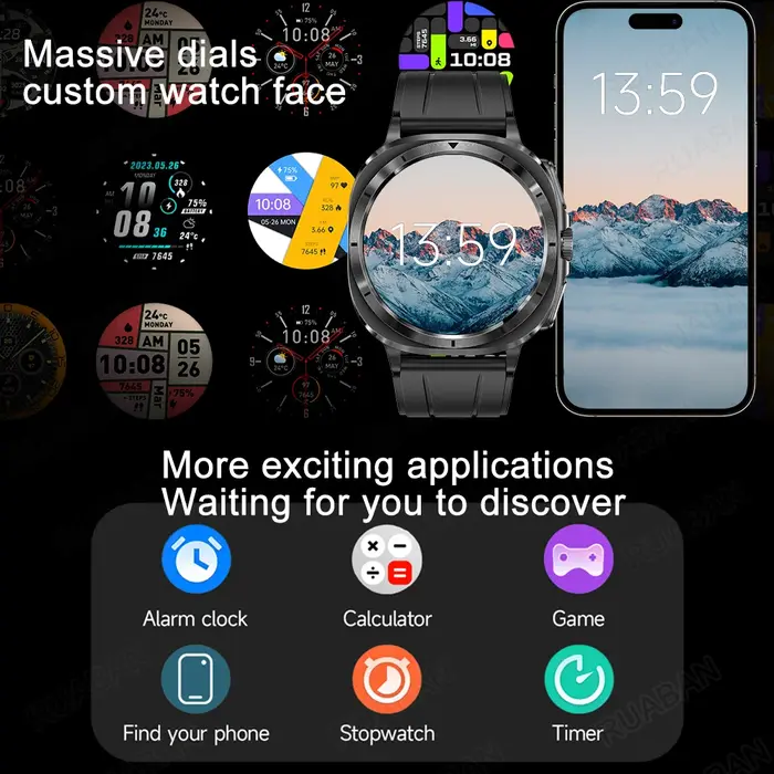 Montre connectée homme 2026 Nouvelle