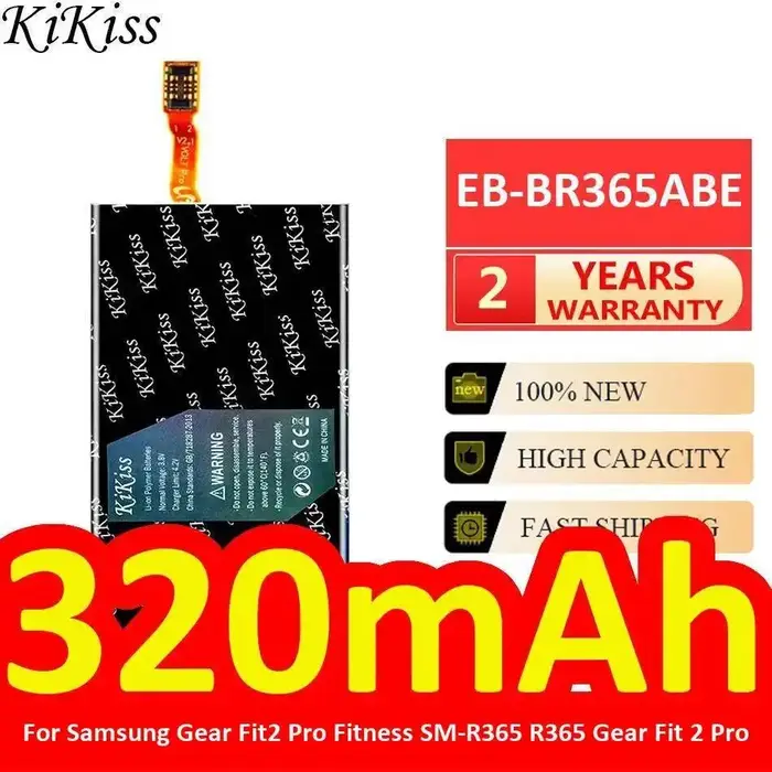 Batterie de montre longue durée EB-BR365ABE EB-BR360ABE 320mAh Pro