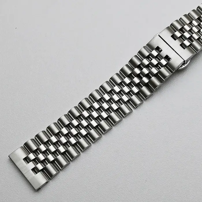 Bracelet de montre à extrémité incurvée Jubilee