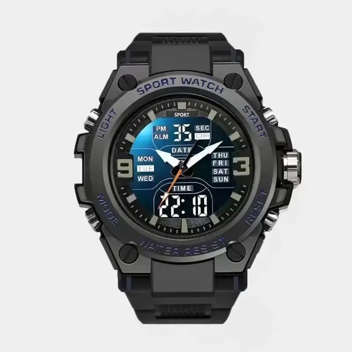 Montre de sport numérique pour hommes
