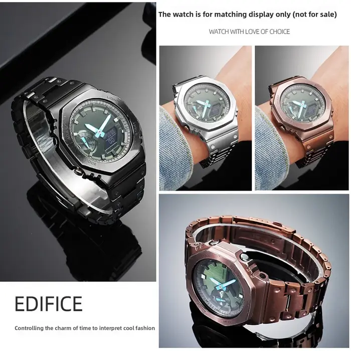 Bracelet de montre en acier inoxydable pour casio G-SHOCK GM2100 GM 2100