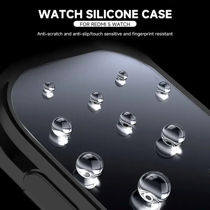 Étui de protection + bracelet en Silicone pour Xiaomi Redmi Watch 5 active/5 Lite