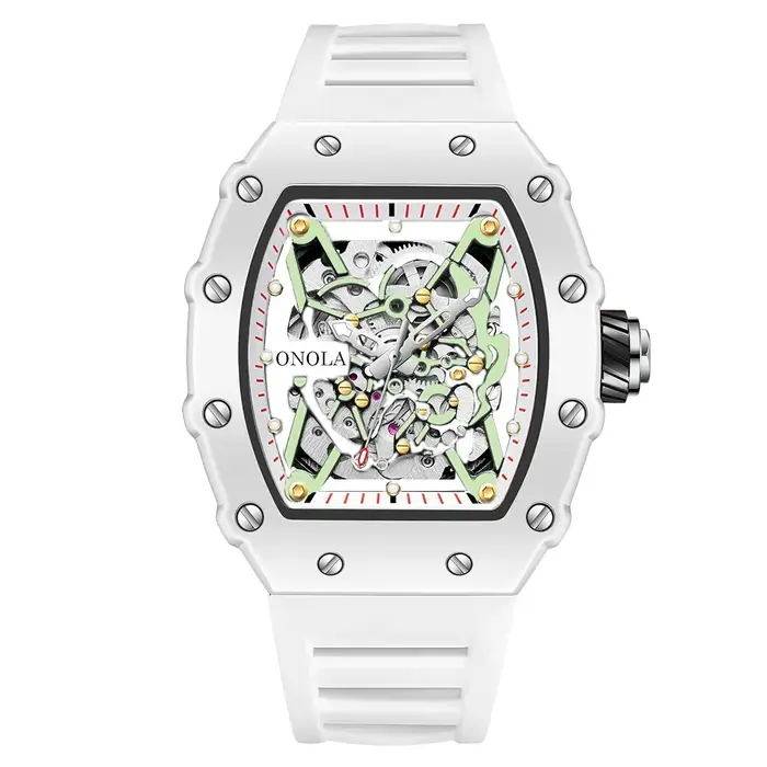 ONOLA montres pour hommes haut de gamme mouvement automatique mode sport lumineux 30M étanche mécani