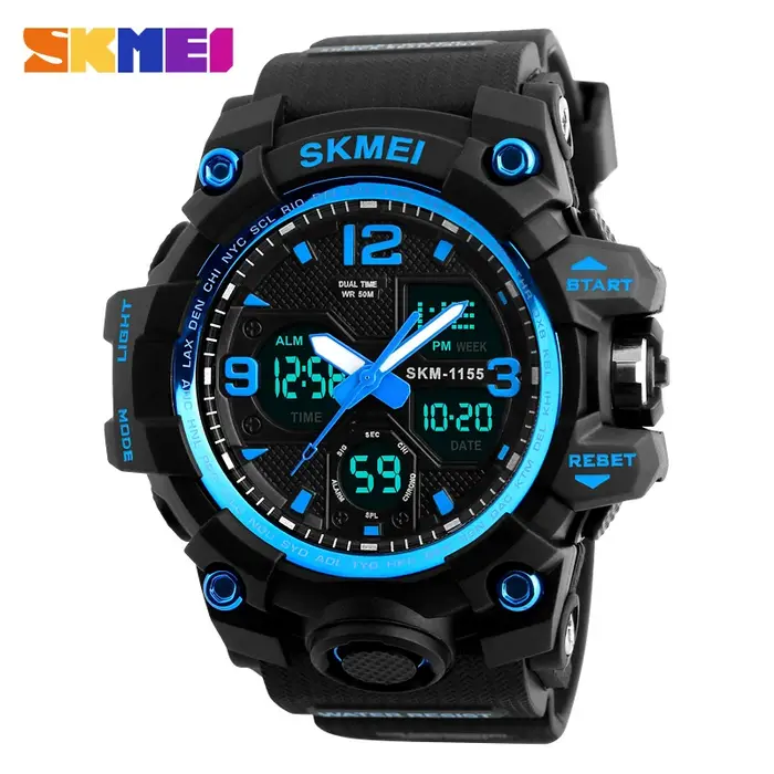 SKMEI Mode Sport Électronique Montres Pour Hommes Antichoc Étanche Numérique