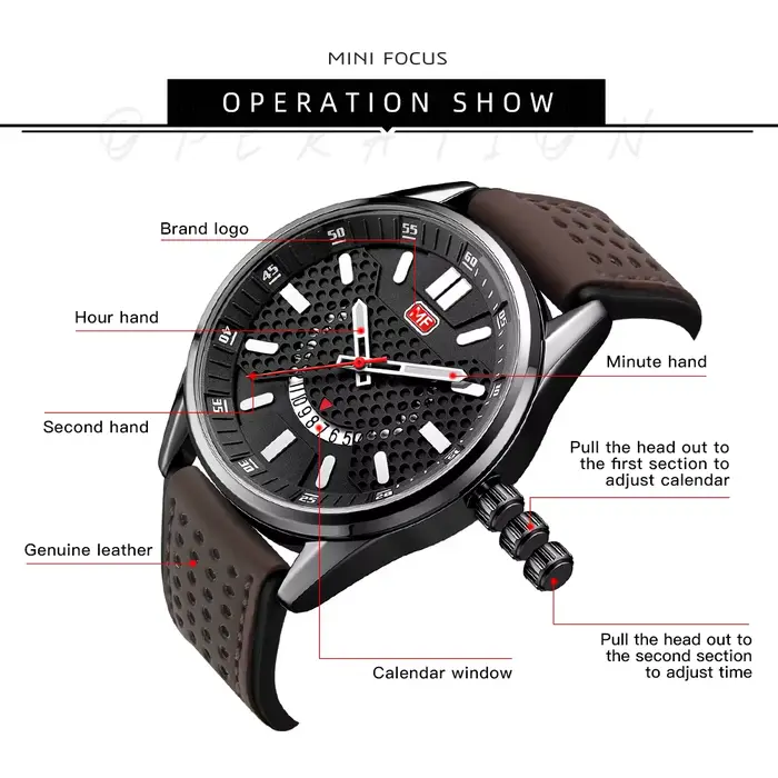 Montre de marque MINI FOCUS pour hommes