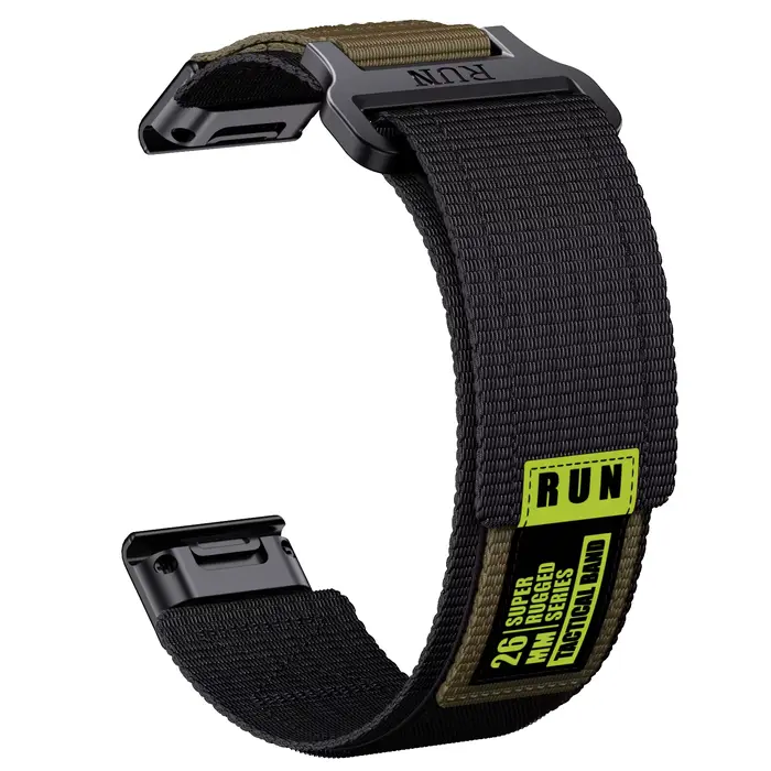 Runcool 22mm 26mm de large Garmin Fenix 7 7X Pro 6 6X 5 5X Plus bracelet QuickFit instinctif 2