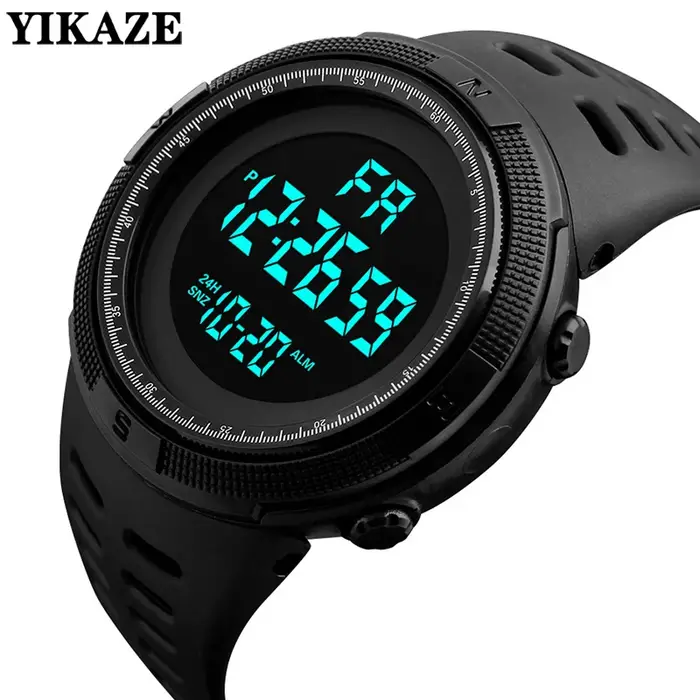 Montre numérique pour hommes montre-bracelet de Sport militaire multifonction étanche montres de Sport enfants étudiant montre électronique pour hommes cadeaux