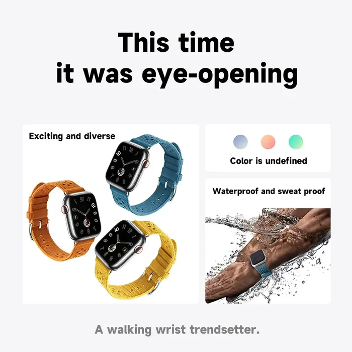 Nouveau Bracelet en Tricot Neo 2026 pour Apple Watch Ultra 3 2 et Séries 11 10 9 8 7 6 5 SE 3 2 46mm 41mm 45mm 49mm