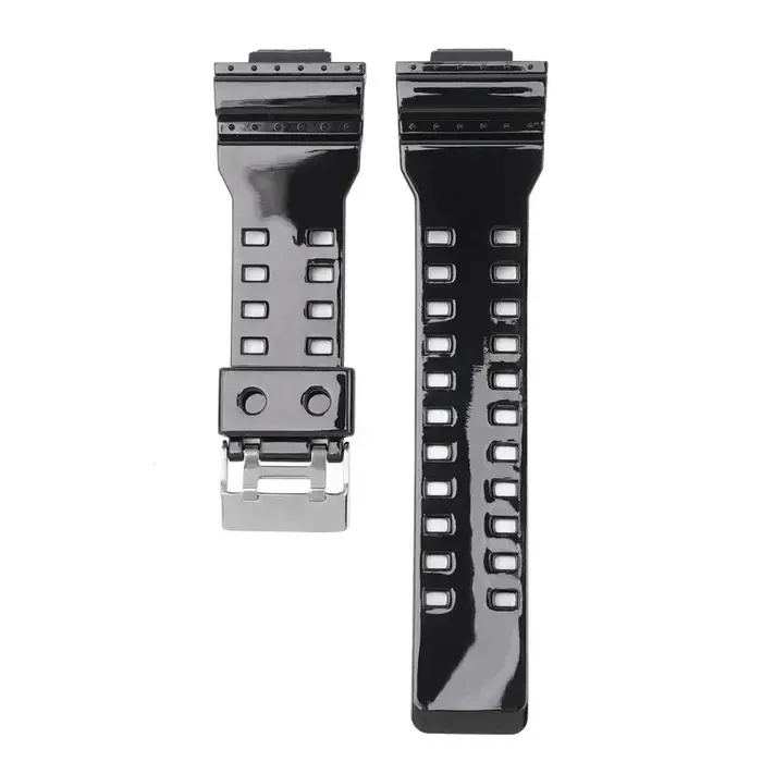 Bracelet de montre en caoutchouc silicone 16mm pour mol pour G choc GD-100 G-8900 GA-120 remplacement bande noir