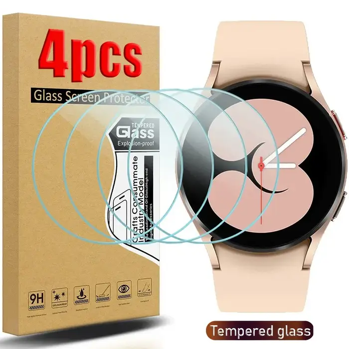 Verre trempé 9H pour Samsung Galaxy Watch 4 5 6 7 8 40/44mm Classic 42/46mm Watch7 Watch8 44 40mm