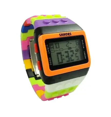 Mode arc-en-ciel montre femmes Led montres numériques SHHORS multifonction électronique
