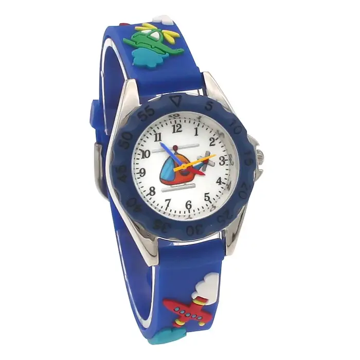 Chaoyada – montre à quartz de dessin animé pour garçons et filles, avec bracelet en silicone, montre