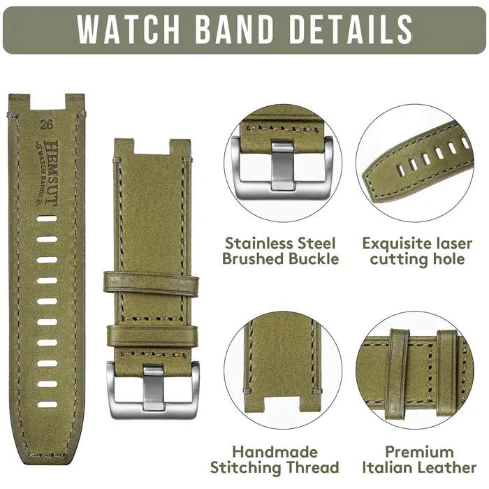 Pour g-shock GST-B100 bracelet de montre véritable Lenther doux à la mode remplacer les bracelets de poignet