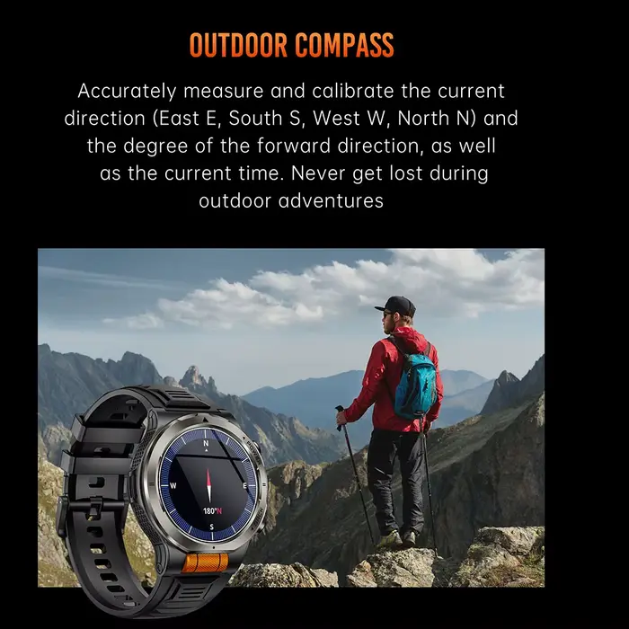 Montre connectée étanche 3ATM