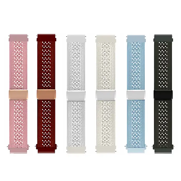 Bracelet en tissu nylon respirant pour Amazfit Bip Max/6/Balance Ultra/2/3/Active 3 Max
