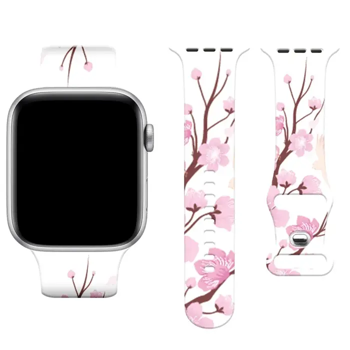 Bracelet Imprimé Floral pour Apple Watch