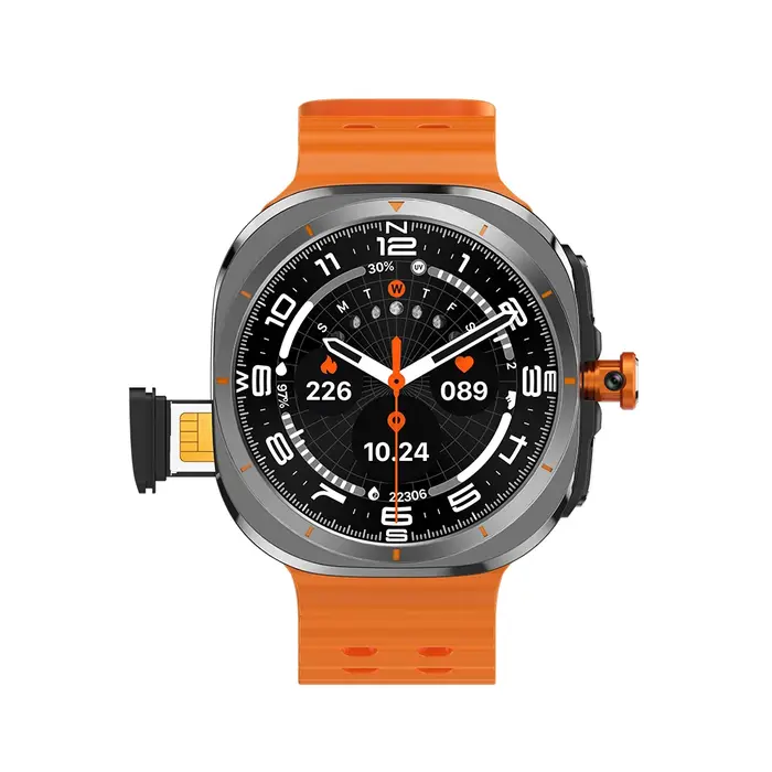 Nouvelle montre connectée 4G série BW8 10 avec emplacement pour carte SIM, batterie de 400 mAh, mont