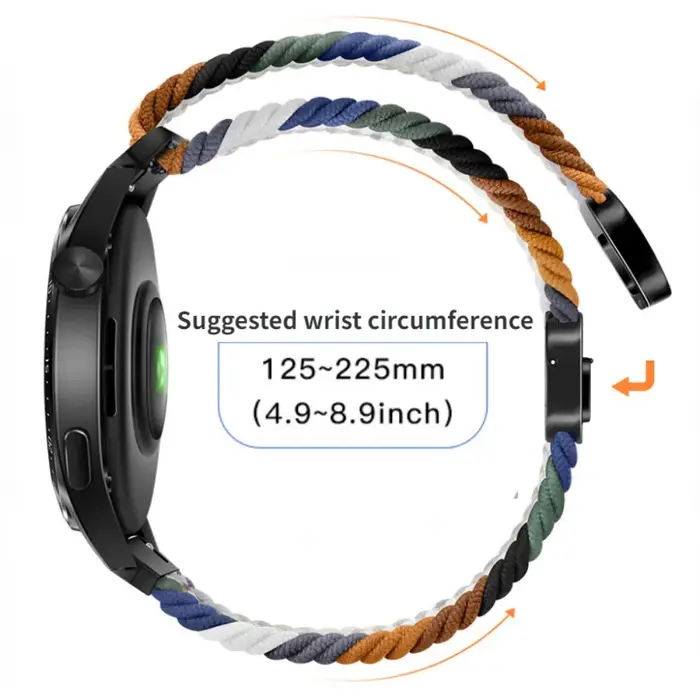 Bracelet en nylon tressé pour Garmin Bounce 2, bracelet réglable et respirant pour montre intelligente Garmin Bounce pour enfants, bracelet Correa