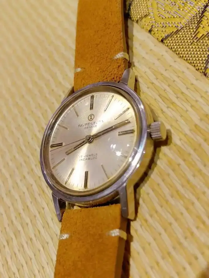 (Édition limitée) Montre vintage Favre Leuba antique 2750 ETA à remontage manuel