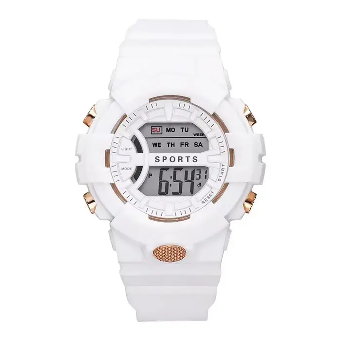 Montre électronique de mode pour femmes et hommes, montre de couple de veilleuse de sport avec fonct