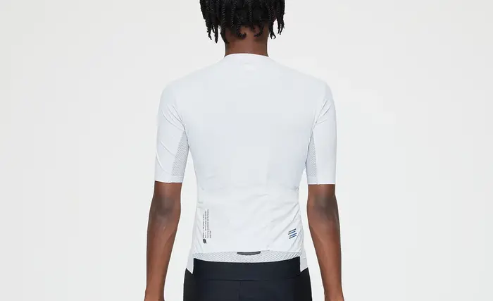 SPEXCEL – maillot de cyclisme à manches courtes, en tissu technique Coldback UPF 50 + Pro Aero Fit, 