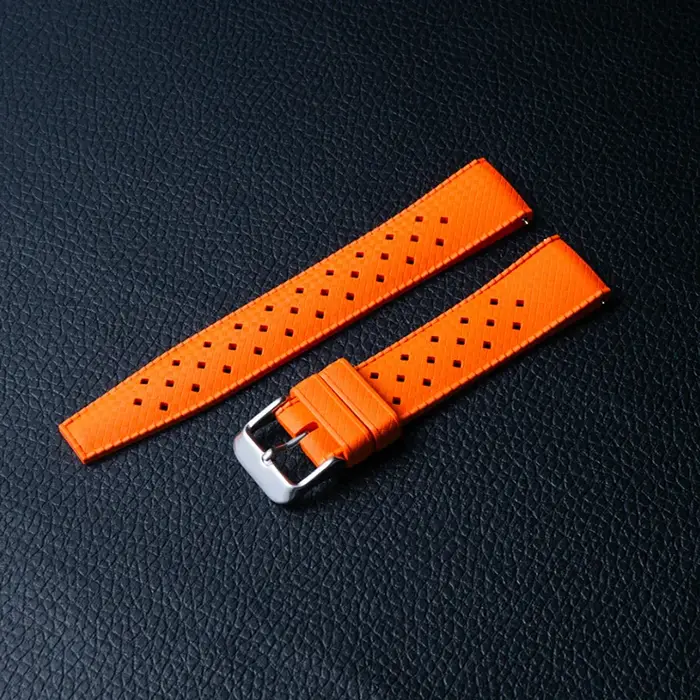 Bracelet de montre FKM de STYLE TROPIQUE classique 18mm 20mm 22mm