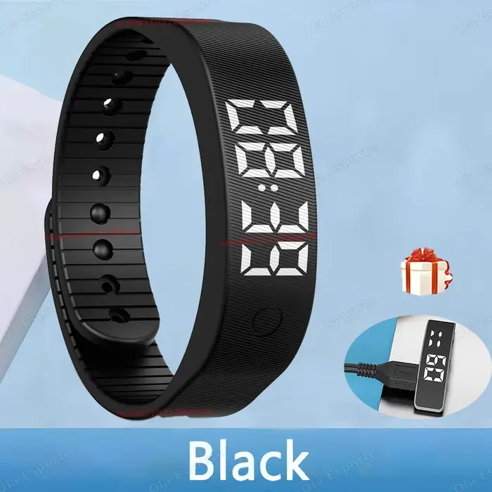 Bracelet Connecté Sportif Extérieur 2026 avec Alarme Vibrante, Rappels, Suivi du Sommeil 24h/24, Pod