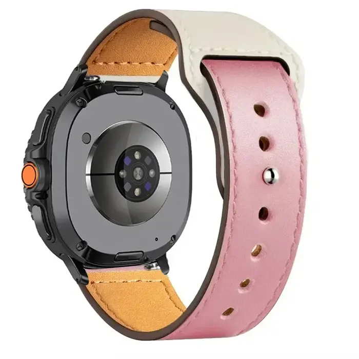 Bracelet en cuir pour Samsung Galaxy Watch 8 Classic/40 44mm