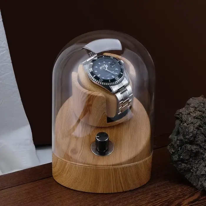 Remontoir de montre à rotation automatique, support d'évaluation silencieux, mode 5 vitesses, commut