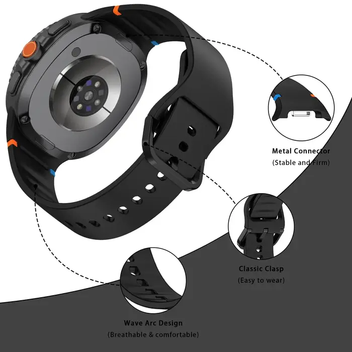 Bracelet officiel pour Samsung Galaxy Watch 8 Classic 46mm