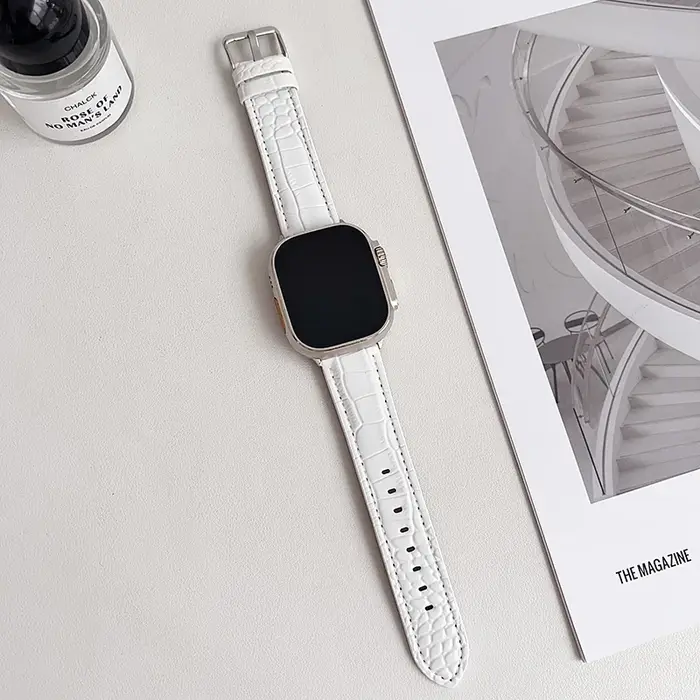 Bracelet de montre en cuir pour Apple Watch