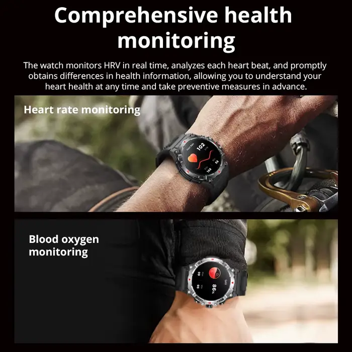 2025 COLMI V76 GPS Smartwatch 1.43 "Ultra AMOLED affichage boussole intégrée altimètre Bluetooth appel montre intelligente 500mAh batterie