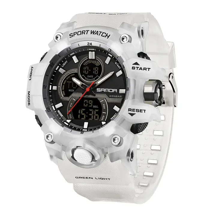 Montre-bracelet analogique à quartz pour homme