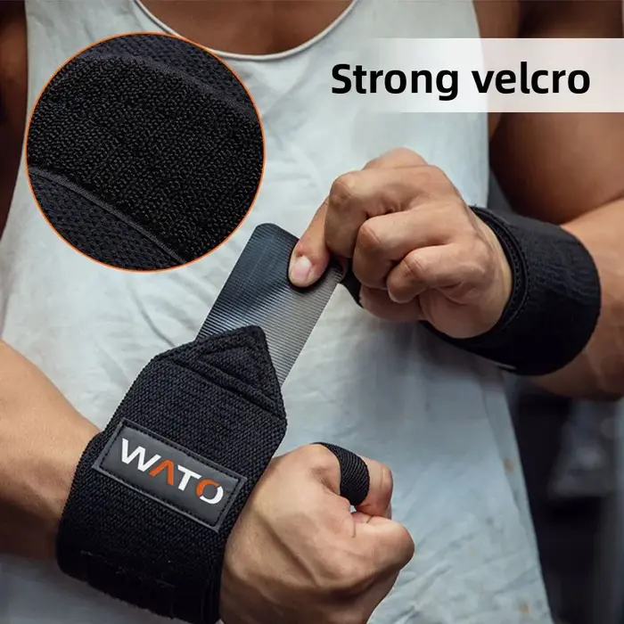 1 pièce et 1 paire de bandages élastiques robustes pour le poignet, support de poignet pour la musculation, l'entraînement en salle de sport, sangles de soutien pour le poignet, bandages pour la force