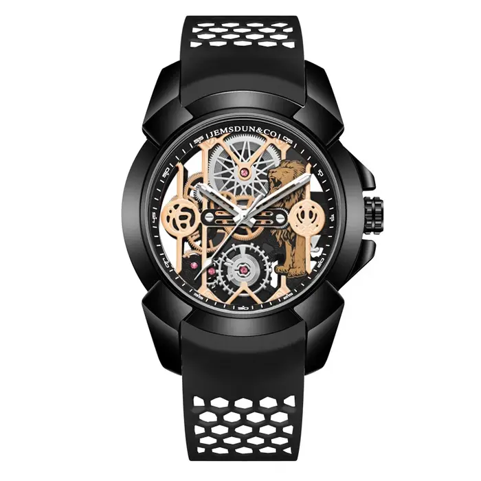 Nouvelle montre tendance pour hommes, design exquis, élégante et à la mode, avec un fond creux, mont