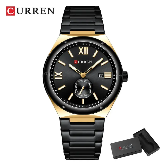 CURREN 2024 nouveaux hommes montre affaires montres mouvement Ultra mince horloge haut marque de luxe mode décontracté