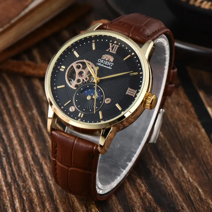 Montre automatique mécanique unisexe DFDG Série Orient Sports
