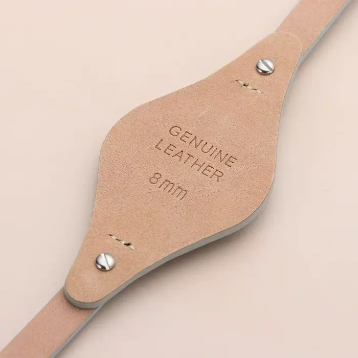 Bracelet de montre en cuir véritable