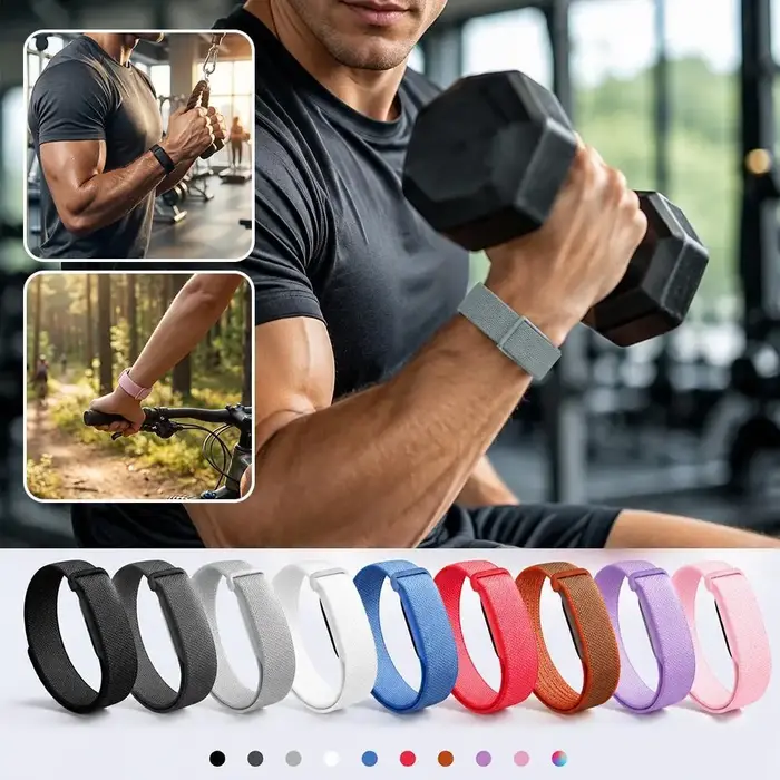 Bracelet de sport en nylon élastique réglable pour Google Fitbit Air