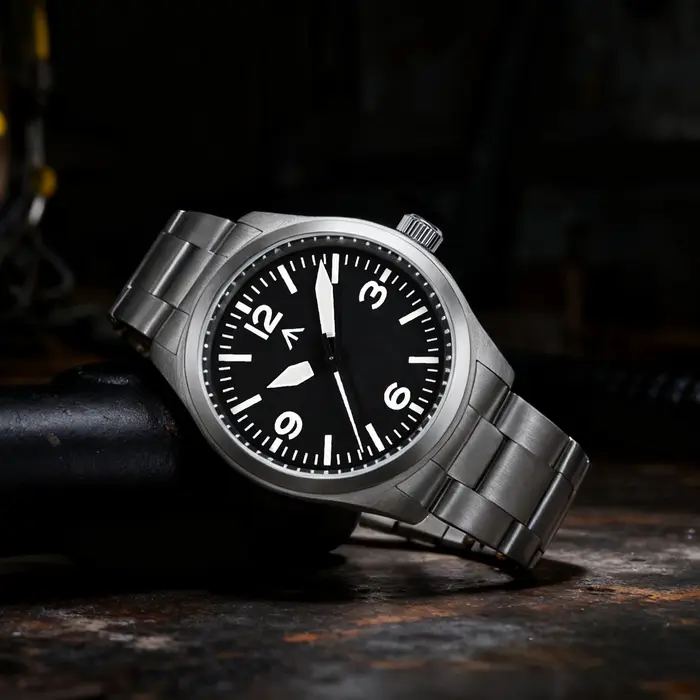 Militado ML08 V2 montre à Quartz Vintage militaire VH31 mouvement Double cristal saphir C3 BGW-9 lumineux étanche 38mm