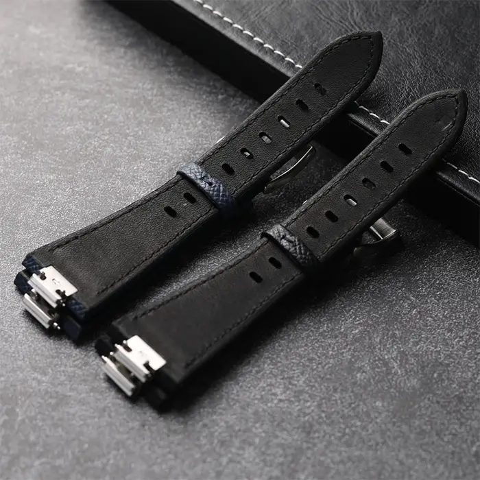 Bracelet en cuir à dégagement rapide pour homme