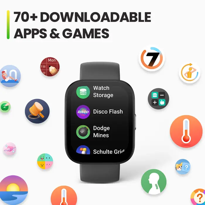 Montre connectée Amazfit Bip 5 originale, 46 mm, 120+ modes sportifs, surveillance du sommeil, fréqu