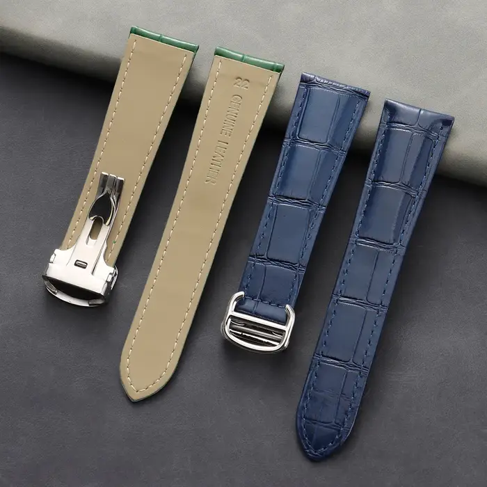 Nouveau bracelet de montre à motif Crocodile 18mm 20mm 22mm