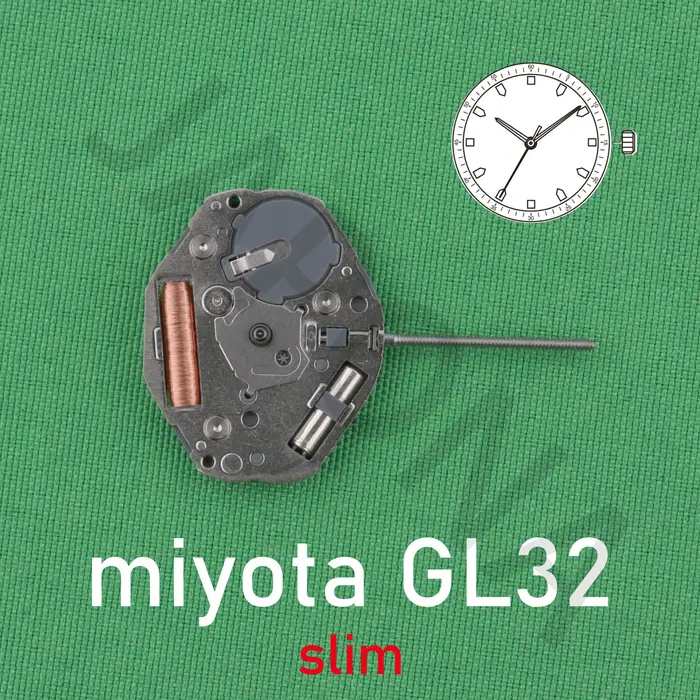 Mouvement GL32 mouvement japonais MIYOTA GL32 mouvement mince