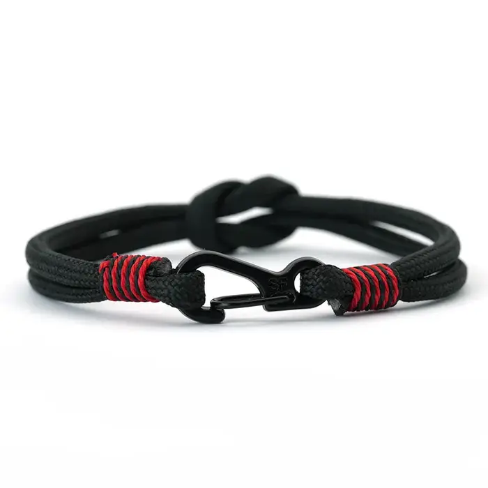 Nouveaux bracelets en corde tressée pour hommes