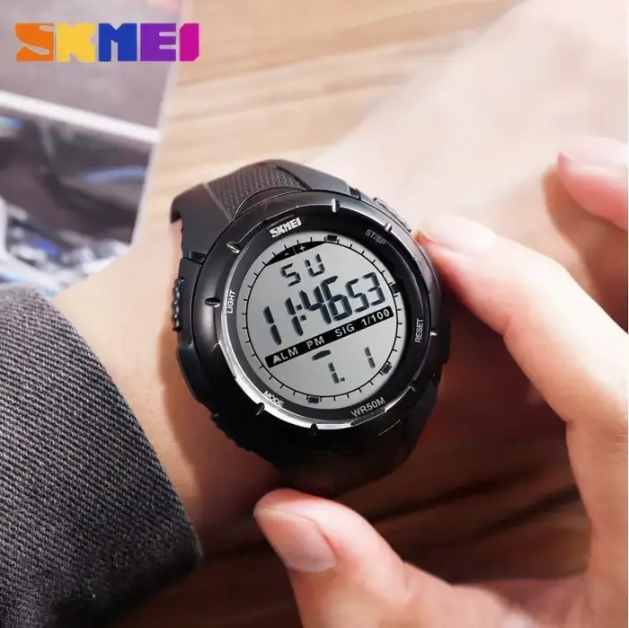 SKMEI 1025 hommes montres militaires réveil résistant aux chocs étanche montre numérique reloj hombre mode Simple montre de Sport