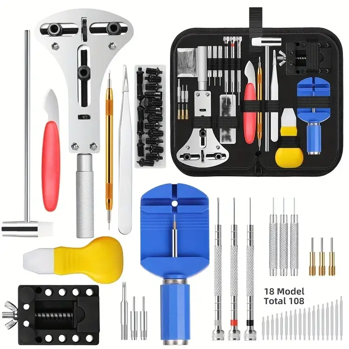 Kit d'outils de réparation de montre d'horloger 147 pièces/ensemble