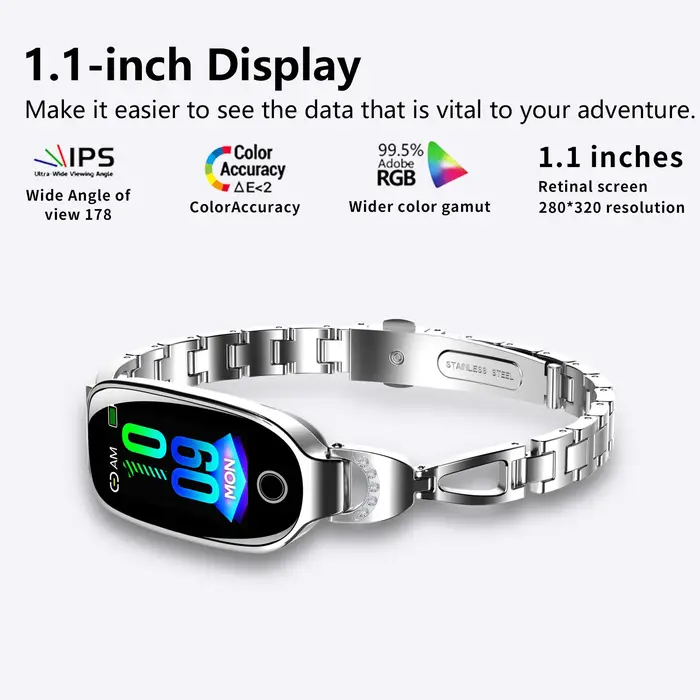 Bracelet montre intelligente F81