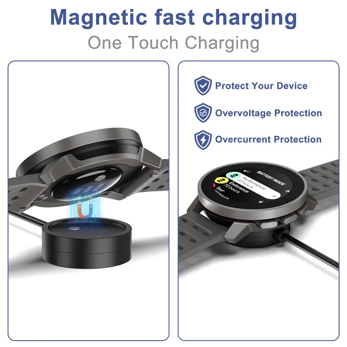 Câble de chargement magnétique USB pour SUUNTO 9 Peak Pro/Race S/Race/Ocean/support de station