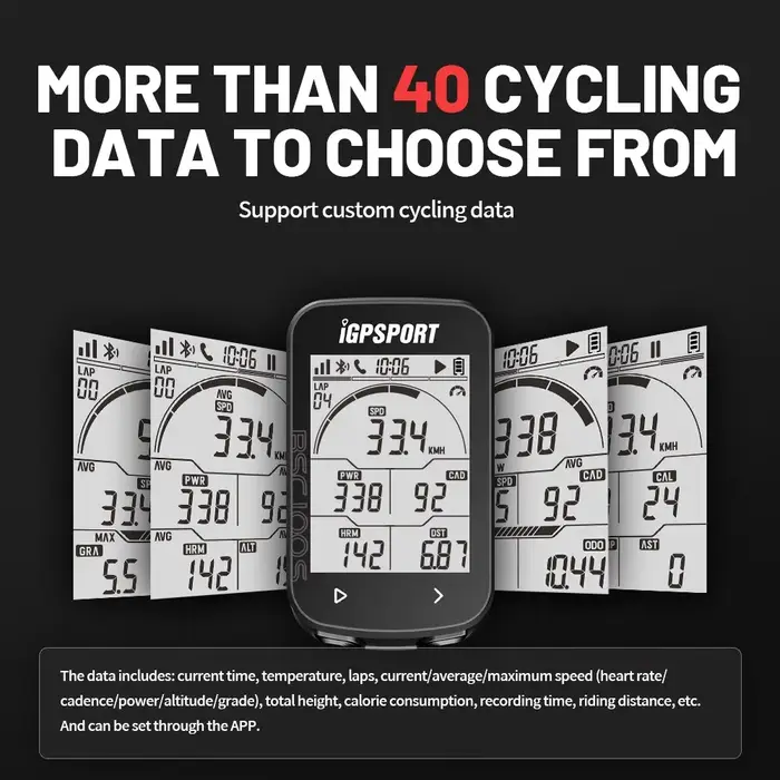 GPS Vélo Ordinateur IGPSPORT BSC100S Cycle Sans Fil Compteur De Vitesse